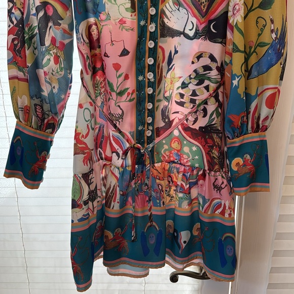 NWT - Colorful Patterned Women's Dress - Size Small - Picture 8 of 9